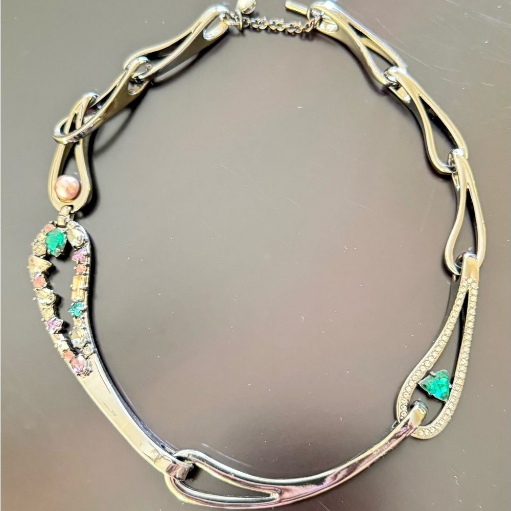 Elegant Gold and Silver Women's Necklace